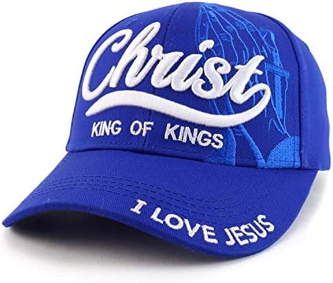 Trendy prodavnica odjeće 3d Krist Kralj kraljeva vezena kapa Isusa kršćanske lopte