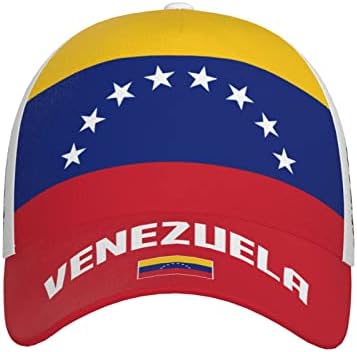 DABOYOZHZH Venecuela Venecuele Zastava bejzbol kapa 3D full Print za odrasle Unisex podesivi šešir nogometne