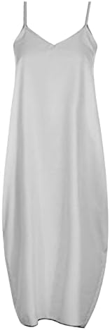 Ženske Ležerne haljine do poda seksi haljine bez rukava s džepovima čvrste labave ljetne Maxi haljine sarafan