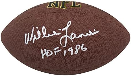 Willie Lanier potpisao Wilson Super Grip Full Veličina NFL Fudbal W / Hof'86 - AUTOGREME FOOTBALS