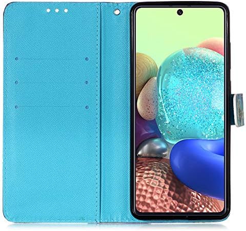 LEMAXELERS Samsung Galaxy A71 5G Case Shockproof Cover 3d kreativni dizajn uzorka PU Koža Flip Wallet Case