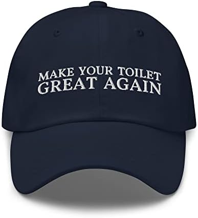 Učinite svoj toalet ponovo sjajnim Tata šešir-smiješna toaletna šala vezena kapa - poklon za vodoinstalatera