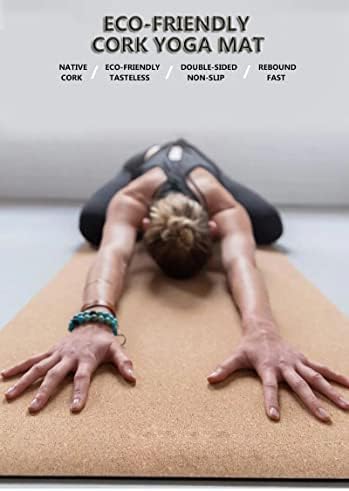 ADSRB 72 * 24 inča TPE prostirka za jogu od prirodne plute za teretanu Pilates sportski jastučići za trening