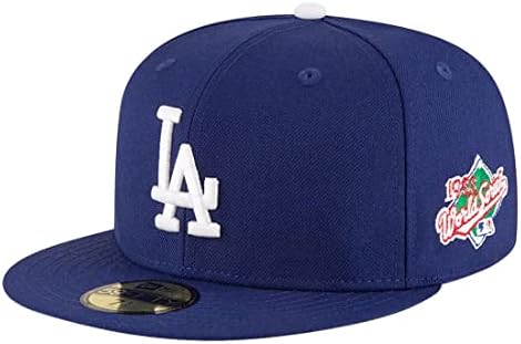 Nova Era Mens Los Angeles Dodgers 1988 kolekcija Svjetske serije 59pet šešir, za odrasle, kraljevski, 8