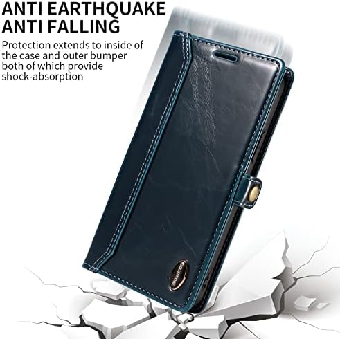 Xyx novčanik slučaj za Samsung A53 5G, RFID Blokiranje Retro PU Koža Telefon Flip slučaj sa Kickstand kartice