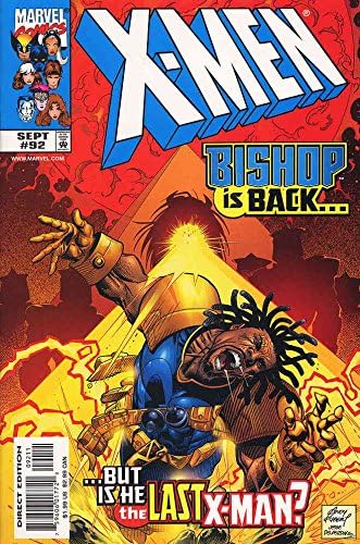 X-Men 92 VF / NM; Marvel comic book / Alan Davis