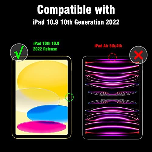 KEANBOLL iPad 10.9 kaljeno staklo Zaštita ekrana od kaljenog stakla zaštitnik ekrana za iPad 10.9 inča 10th