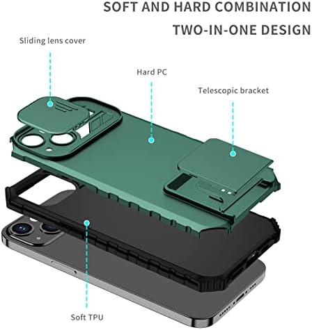 Komunalna kutija za telefon Silikon Kickstand Kompatibilan je kompatibilan s RedMI Napomena 9 / 10x, [3