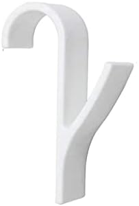 WFJDC 4pcs Bijeli vješalice za grijane ručničke radijatorske šine kuke