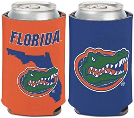 WinCraft NCAA univerzitet Florida Gators State Shape 1 Pack 12 oz. Dvostrani limenki hladnjak