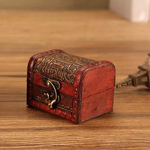 VEFSU Handmade Jewelry Vintage Box Lock nakit sa Mini za čuvanje bisernog drveta Box Storage Set sa podeljenim