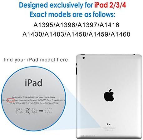 S-Tech iPad 2 / iPad 3 / iPad 4 Generation 9,7 inčni pametni futrola mekani silikonski poklopac tablet tri