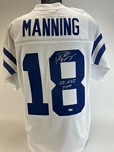 Peyton Manning potpisao SB XLI MVP Autograph Mitchell & Ness Rep Jersey Fanatics - autogramirani NFL dresovi