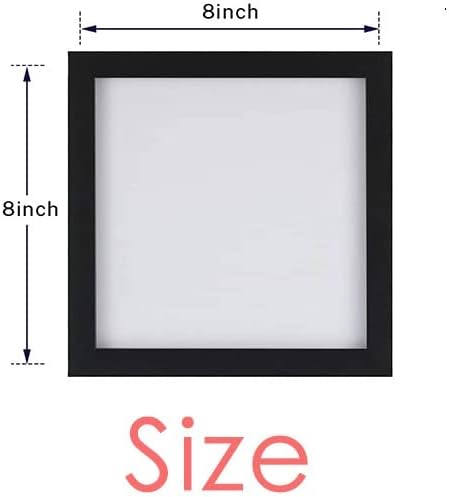 Whelk Conch uzorak FONATION Crni kvadratni okvir Zidna zidna tabla