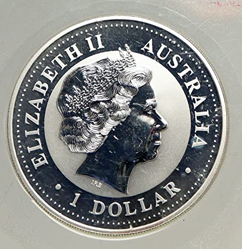 1999 AU 1999 Australija 2 Kookaburra ptice Australian 1oz 1 dolar Dobro nesigurno