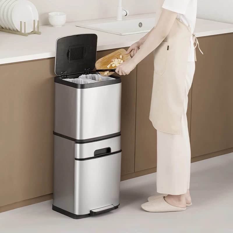 Bkdfd reciklažna kuhinjska kanta za smeće dvostruka suha mokra separacija kanta za smeće ladice za odlaganje