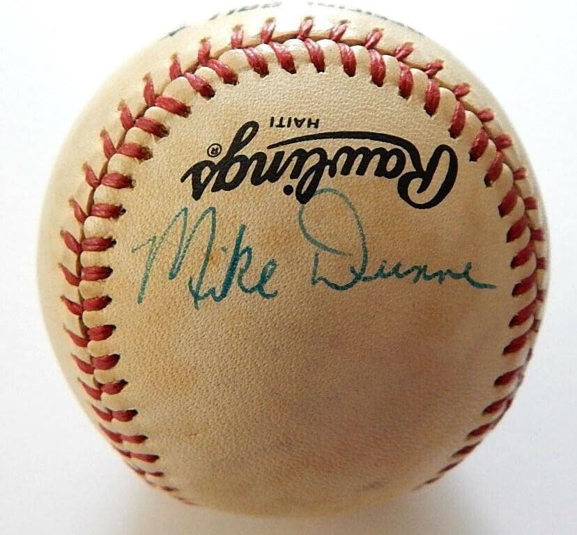 Mike Dunne potpisao je službene rawlings NL bejzbol auto automatsko autografa - autogramirani bejzbol