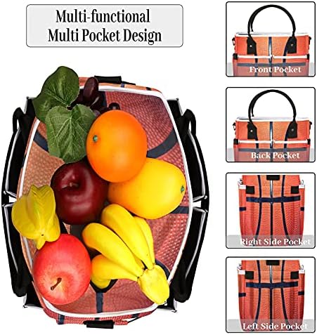 Košarkaška torba za ručak velika torba za ručak, nepropusna izolovana kutija za ručak za višekratnu upotrebu