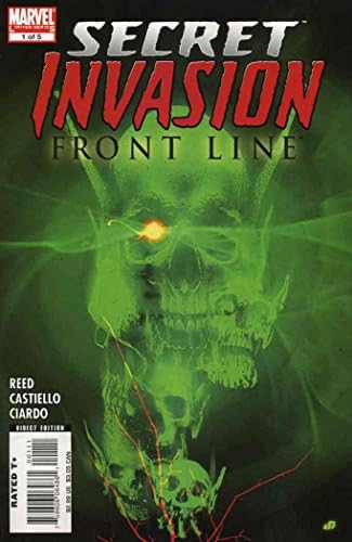 Tajna invazija: linija fronta 1 VF ; Marvel comic book