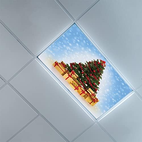 Prekrivači za fluorescentno svjetlo za stropne Difuzorske ploče-Božićni uzorak-poklopci za fluorescentno