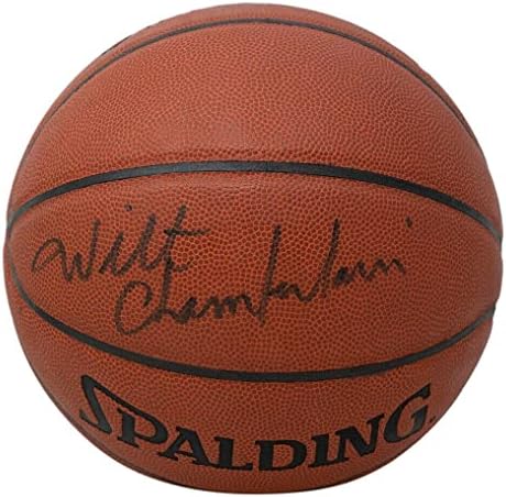 Wilt Chamberlain Los Angeles Lakers potpisao je spalbing košarku PSA loa - autogramirane košarkama