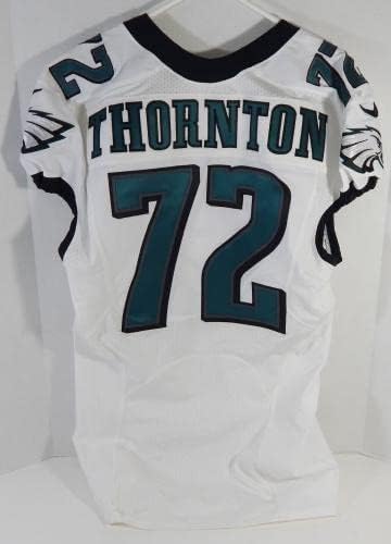 2015 Philadelphia Eagles Cedric Thornton 72 Igra izdana Bijeli dres 46 708 - Neintred NFL igra rabljeni