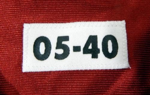 2005 San Francisco 49ers Blank Igra izdana crveni dres 40 DP34717 - nepotpisana NFL igra rabljeni dresovi