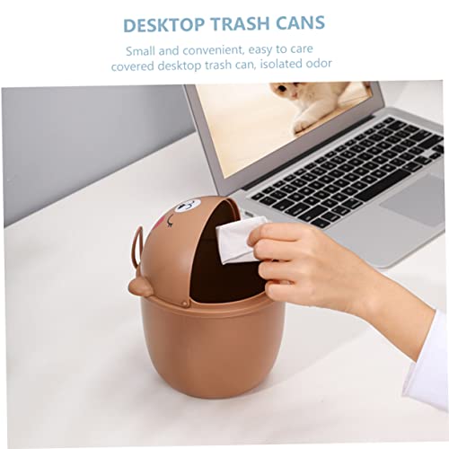 Doitool Desktop smeće Kanti za smeće za auto male papirske košare uredske kante za kanti za jazbolju Svijetlo