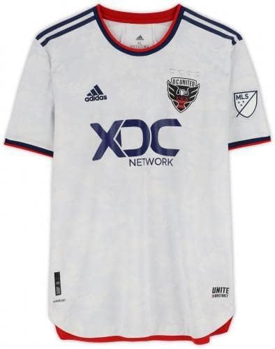 Uokvireni donovanski pines D.C. United AUTOGREGED MACKTOR - Polovni br. 23 Bijeli dres iz sezone 2022 MLS