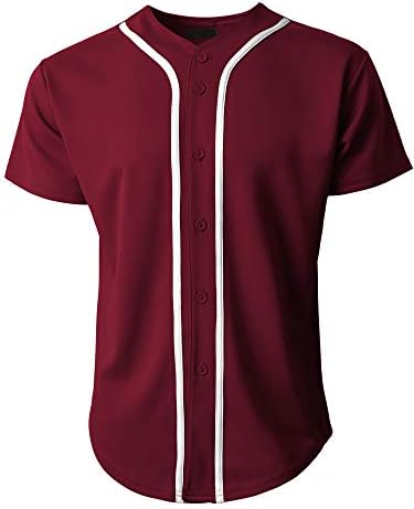 MA Croix izrađen u SAD-u Mens Premium tipka dolje bejzbol dres Team uniforme Hip Hop Urban Tee majica