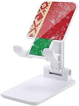 Retro Belarus Flag stalak za stalak za mobitel Sklopivi podesivi držač mobitela kompatibilan sa tabletima