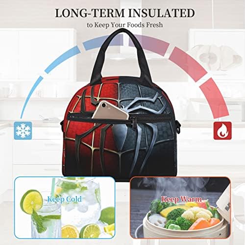 ROYALINO torba za ručak Man Womens prenosiva igra za višekratnu upotrebu izolovana za anime kutiju za ručak
