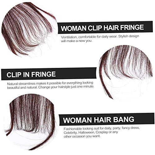 FOMIYES Air Bangs Wig Bangs Hair Clip Hair Clip za žene Hair Clip za kratku kosu prirodna kosa Bangs Clip